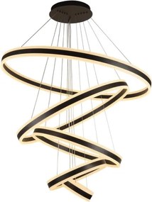 Lustră LED dimabilă pe cablu LED/420W/230V 3000-6500K + telecomandă