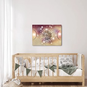Tablou - Mandala cu elemente (70x50 cm)
