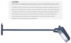 Corp de iluminat LED de exterior orientabil IP65 Outdoor 2340BK SRT