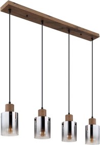 Globo 15915-4H - Lustră pe cablu UNDERWOOD 4xE27/40W/230V