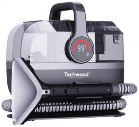 Aparat multifunctional cu aburi si aspirator Techwood TAN-7066V, 600/800W, Rezervor de apa curata si reziduala, 3 moduri, Afisaj digital, Gri Inchis