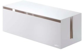 Cutie pentru încărcătoare și cabluri YAMAZAKI Web Cable Box, alb