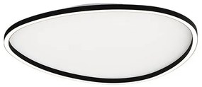Plafoniera LED dimabila design slim Josie neagra 59cm