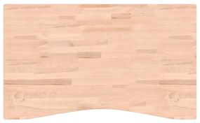 356046 vidaXL Blat de birou, 100x(55-60)x4 cm, lemn masiv de fag