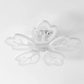 Lustră LED dimabilă aplicată Brilagi TWIST LED/80W/230V 3000-6500K alb + telecomandă