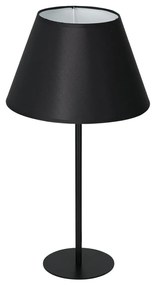 Lampă de masă ARDEN 1xE27/60W/230V d. 30 cm neagră/albă