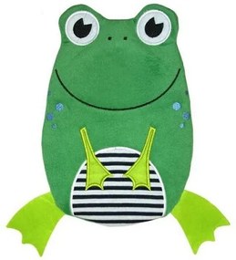 Hugo Frosch pentru copii Eco Junior ComfortThermophore cu motiv de broască, verde