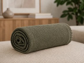 Patura din fleece STRIA, olive Dimensiune: 150 x 200 cm