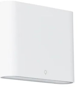 Lampă de perete modernă de exterior albă 11,5 cm, inclusiv LED - Batt