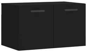 830029 vidaXL Dulap de perete, negru, 60x36,5x35 cm, lemn prelucrat