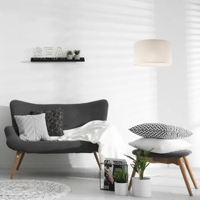 Lustră pe cablu SIRJA 1xE27/60W/230V crem