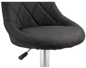 Scaun de bar, negru/crom, MARID