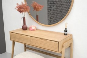 Taburet lemn masiv Brooklyn, 100 × 45 × 48 cm