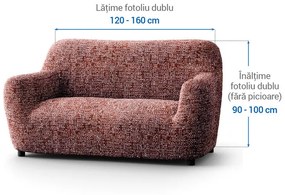 Huse bielastice GLORIA vinului fotoliu dublu (l. 120 - 160 cm)