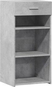 vidaXL Dulap, gri beton, 45x42,5x93 cm, lemn prelucrat