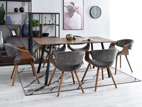 Scaun Bjorn K (gri + nuc). 1110939