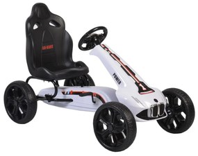 Kart cu pedale pentru copii NOVOKIDS® Monte Carlo Kart PRO, 3-8 ani , Maxim 40 kg, 113 cm lungime, Carena, Structura metalica, Frana de mana, Functie