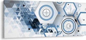 Tablou - Abstract geometric (120x50 cm)