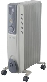 Radiator pe ulei Elite EOH-9200, 2500 W, 9 elementi, 3 setari temperatura, Gri