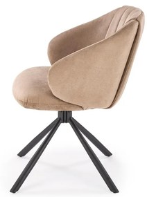 Scaun rotativ K533 stofa cappucino