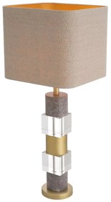 Veioza/ lampa de masa LUX Cullingham, alama antic/ gri
