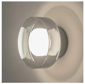 Aplică LED/8W/230V 3000K negru/fumuriu