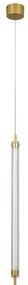 Pendul LED Vertical, Cilindric 20W 3000K BRUSHED GOLD ZB-25168