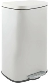 Coș de gunoi cu pedală soft-close Spirella Akira30 l, alb mat, 30 l