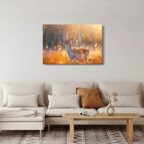 Tablou - Cerb în câmp (90x60 cm)
