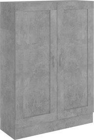vidaXL Bibliotecă, gri beton, 82,5 x 30,5 x 115 cm, lemn prelucrat