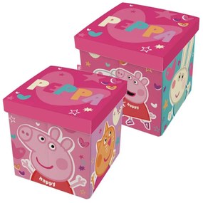 Purcelușa Peppa depozitare jucării 30×30×30 cm