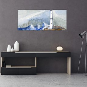Tablou cu pictura farului (120x50 cm)