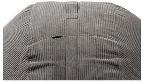 Fotoliu bean bag verde cu tapițerie din catifea reiată Roll 135 – SLOWDOWN