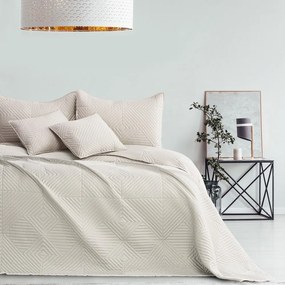 Cuvertură crem matlasată din microfibră 220x240 cm Softa – Restilo