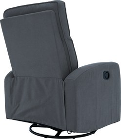 Fotoliu rotativ de relaxare, gri, MEKENZI