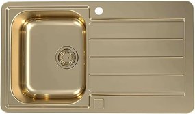 Chiuveta inox Alveus Monarch Line 20 finisaj bronz 86x50 cm