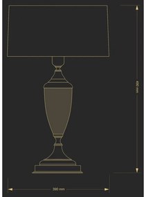 Veioza design clasic cristal Asfour Monza