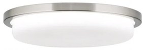 Plafoniera LED moderna LEROX 30cm crom satin