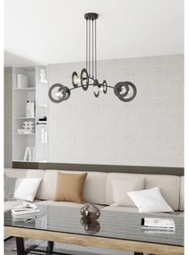 Lustră pe cablu EUFORIA 4xE27/15W/230V negru