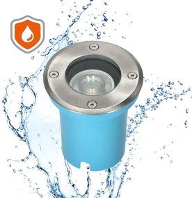 Corp de iluminat încastrat de exterior ENTRADA2 1xGU10/50W/230V IP65