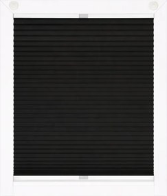 Jaluzea plisată blackout TUISS 1106 – culoare negru