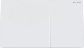 Geberit 115.622.JT.1 - Placă de acționare Sigma70, 25 x 14,6 cm, alb mat