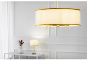 Lustră pe cablu ABBANO 5xE14/7W/230V alamă/albă Argon 2132