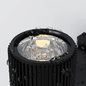 Maytoni O419WL-01B - Aplică de perete pentru exterior RANDO 1x soclu E27/60W/230V IP54, negru