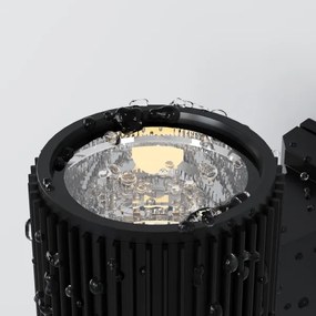 Maytoni O419WL-01B - Aplică de perete pentru exterior RANDO 1x soclu E27/60W/230V IP54, negru