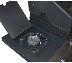 Grătar mobil cu gaz Cattara Windoe, 117,5 x 49x 116 cm
