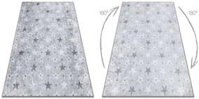 JUNIOR 51798.804 covor lavabil Stele pentru copii anti-alunecare - gri - SECUNDAR-COTATI PRODUSUL