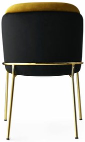 Set de scaune de sufragerie Dore Gold, 2 buc., 2 buc.