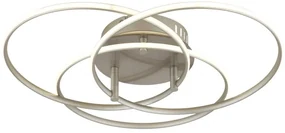 Plafoniera LED rotativa orientabila metal nichel KOMBOS