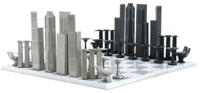 Joc de sah Skyline Singapore Premium Marble